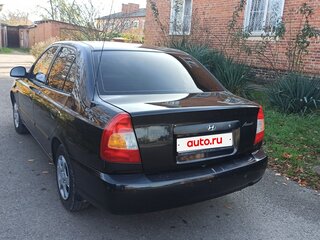 2011 Hyundai Accent ТагАЗ II, чёрный, 610000 рублей, вид 4