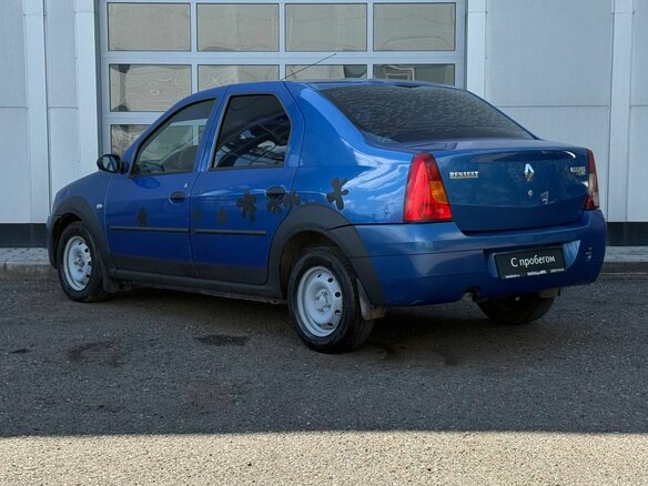 2006 Renault Logan I, синий - вид 2