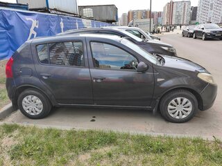 2010 Renault Sandero I, серый, 290000 рублей, вид 4