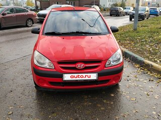 2007 Hyundai Getz I Рестайлинг, красный, 420000 рублей, вид 2