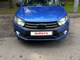 2019 Lada (ВАЗ) Granta I Рестайлинг, синий, 785000 рублей, вид 3