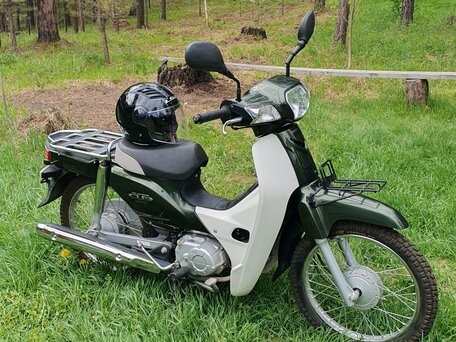 2017 Honda Super Cub, зелёный, 105000 рублей, вид 1
