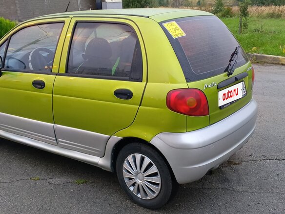 2006 Daewoo Matiz I Рестайлинг, зелёный, 365000 рублей - вид 5