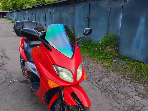 2004 Yamaha TMAX, красный, 220000 рублей