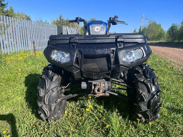 2010 Polaris Sportsman 850, синий, 595000 рублей - вид 2