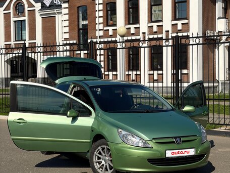 2002 Peugeot 307 I, зелёный, 285000 рублей, вид 5