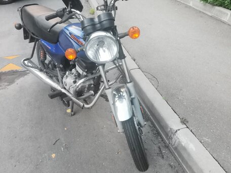 2021 Bajaj Boxer 100, синий, 62000 рублей, вид 2