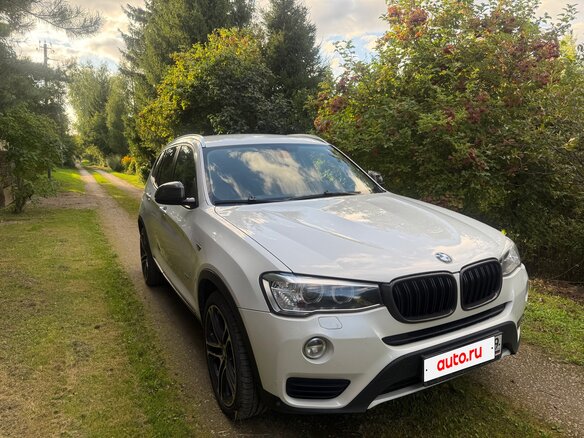 2015 BMW X3 30d xDrive II (F25) Рестайлинг, белый - вид 5