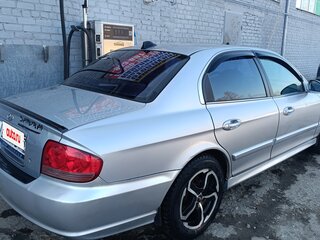 2008 Hyundai Sonata ТагАЗ IV (EF) Рестайлинг, серебристый, 450000 рублей, вид 4