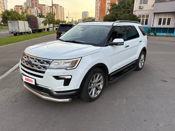 2018 Ford Explorer V Рестайлинг 2, белый