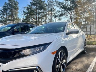 2020 Honda Civic X, белый, 1698096 рублей, вид 2