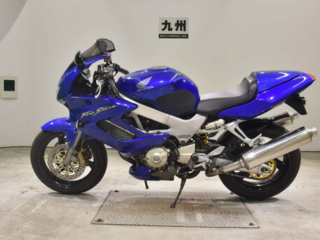 2003 Honda VTR 1000, синий, 359693 рублей, вид 2