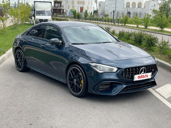 2021 Mercedes-Benz CLA 200 II (C118, X118), синий, 3550000 рублей - вид 1