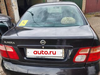 2005 Nissan Almera II (N16) Рестайлинг, чёрный, 500000 рублей, вид 3