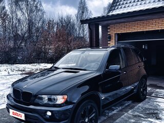 2002 BMW X5 3.0i I (E53), чёрный, 1080000 рублей, вид 2