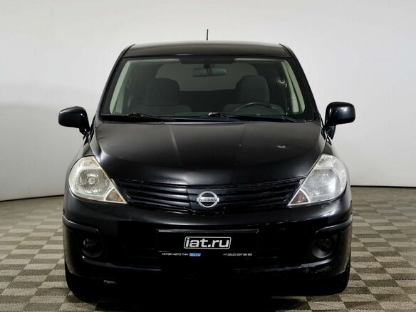 2012 Nissan Tiida I Рестайлинг, чёрный - вид 1