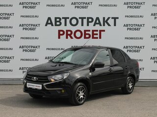 2018 Lada (ВАЗ) Granta I Рестайлинг, чёрный, 529000 рублей, вид 1
