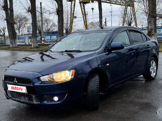 2007 Mitsubishi Lancer X, синий, 550000 рублей, вид 2
