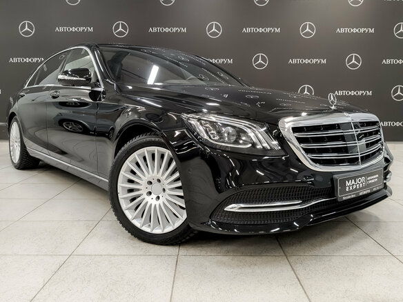 2019 Mercedes-Benz S-Класс 400 d VI (W222, C217) Рестайлинг, чёрный - вид 2