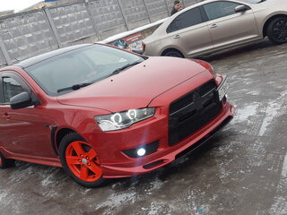 2008 Mitsubishi Lancer X, красный, 850000 рублей, вид 4