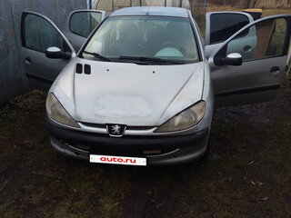 2000 Peugeot 206, серый, 150000 рублей, вид 2