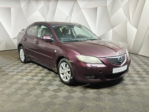 2007 Mazda 3 I (BK) Рестайлинг, красный, 379000 рублей - вид 2