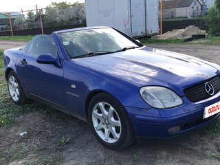 1999 Mercedes-Benz SLK-Класс 200 I (R170), синий, 1350000 рублей, вид 1