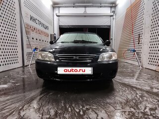 2008 Kia Spectra I Рестайлинг 2, чёрный, 320000 рублей, вид 3