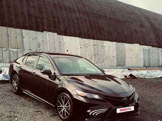 2021 Toyota Camry US Market VIII (XV70) Рестайлинг, чёрный, 1800000 рублей, вид 1