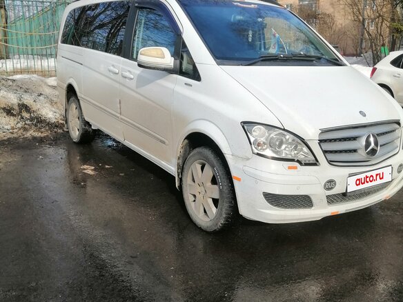 2011 Mercedes-Benz Viano Long L2 I (W639) Рестайлинг, белый, 1700000 рублей - вид 2