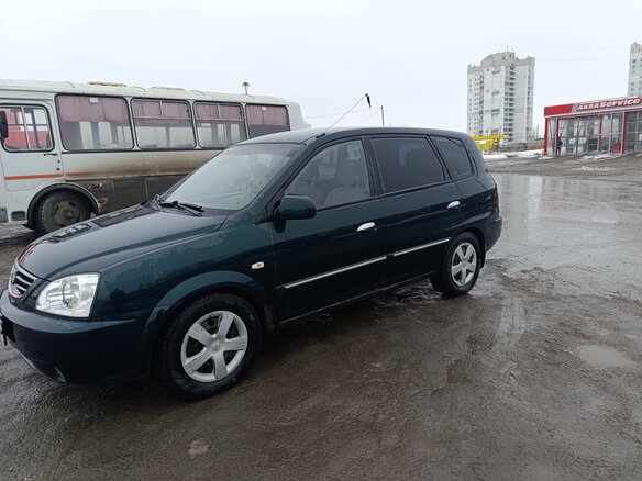 2002 Kia Carens I (RS) Рестайлинг, зелёный, 550000 рублей - вид 3