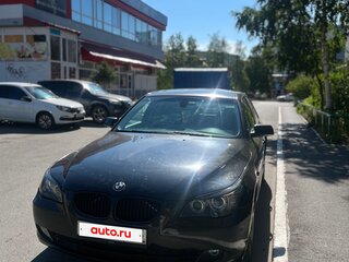 2007 BMW 5 серии 530xi V (E60/E61) Рестайлинг, чёрный, 990000 рублей, вид 1