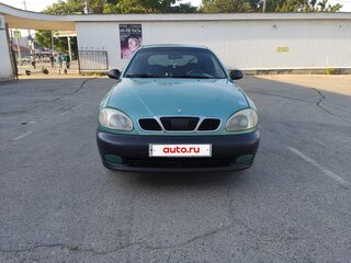 1998 Daewoo Lanos, зелёный, 160000 рублей, вид 2