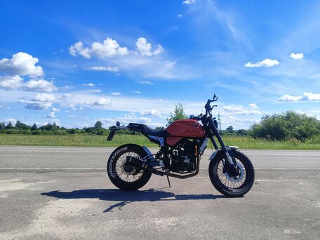2024 Fuego Scrambler 3.0, красный, 220000 рублей, вид 2