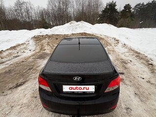 2011 Hyundai Solaris I, чёрный, 595000 рублей, вид 3
