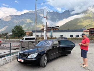2003 Mercedes-Benz S-Класс 500 Long IV (W220) Рестайлинг, чёрный, 1200000 рублей, вид 2