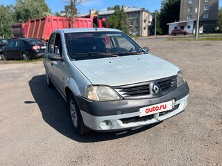 2005 Renault Logan I, серебристый, 285000 рублей, вид 3