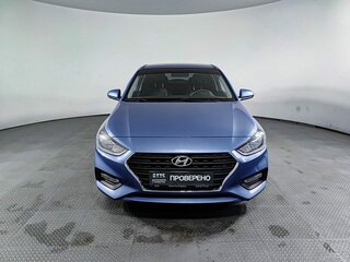 2018 Hyundai Solaris II, синий, 1145000 рублей, вид 2