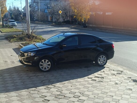 2021 Lada (ВАЗ) Vesta I, чёрный, 1300000 рублей - вид 10