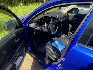 2008 Mazda 3 I (BK) Рестайлинг, синий, 670000 рублей, вид 3