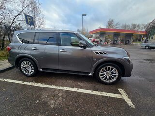 2017 Infiniti QX80 I Рестайлинг, серый, 3290000 рублей, вид 4