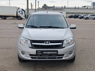 2013 Lada (ВАЗ) Granta I, серебристый, 290000 рублей, вид 2