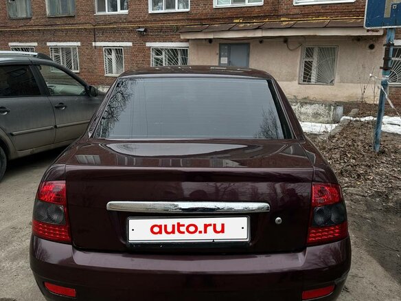 2012 Lada (ВАЗ) Priora I, пурпурный, 160000 рублей - вид 2