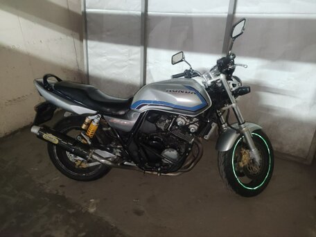 2001 Honda CB 400 Super Four, серебристый, 320000 рублей, вид 5