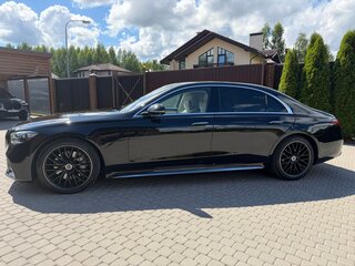 2021 Mercedes-Benz S-Класс 450 Long 4MATIC VII (W223), чёрный, 12000000 рублей, вид 3