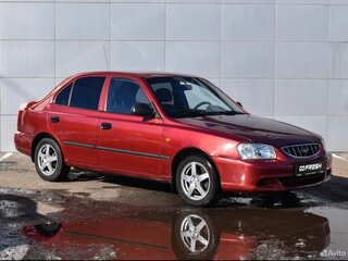 2006 Hyundai Accent ТагАЗ II, красный, 469000 рублей, вид 2