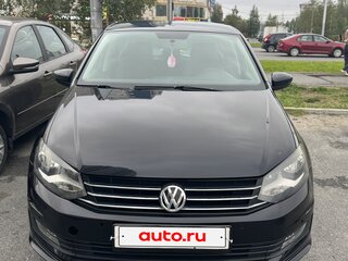 2018 Volkswagen Polo V Рестайлинг, чёрный, 1550000 рублей, вид 2