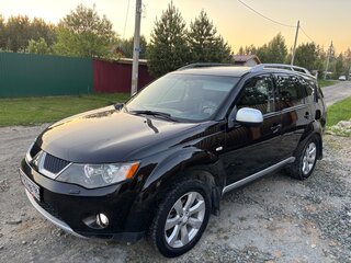 2008 Mitsubishi Outlander II, чёрный, 950000 рублей, вид 1