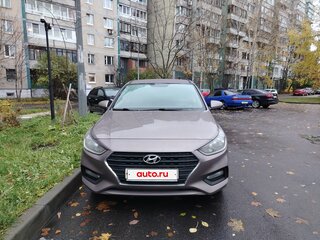 2019 Hyundai Solaris II, коричневый, 1350000 рублей, вид 1