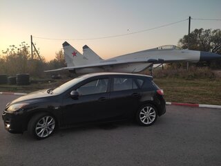 2010 Mazda 3 II (BL), чёрный, 750000 рублей, вид 4